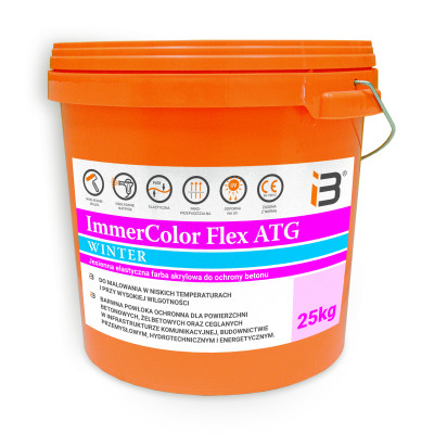 ImmerColorFlex ATG Winter - jesienna, elastyczna farba akrylowa do ochrony betonu na zewnątrz - 25kg