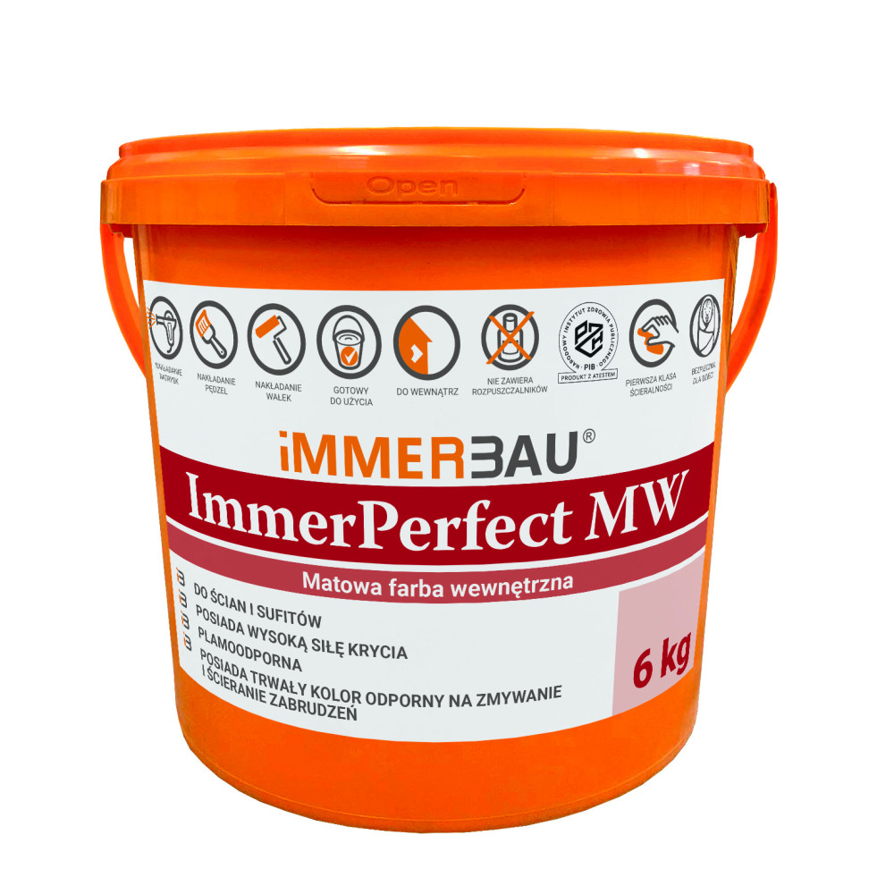 ImmerPerfect MW - matowa ochronna farba wewnętrzna 4,5L/ 6kg