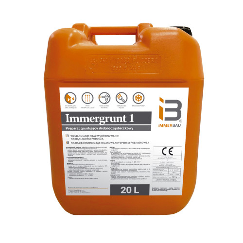 Drobnocząsteczkowy preparat gruntujący- Immergrunt 1 20L